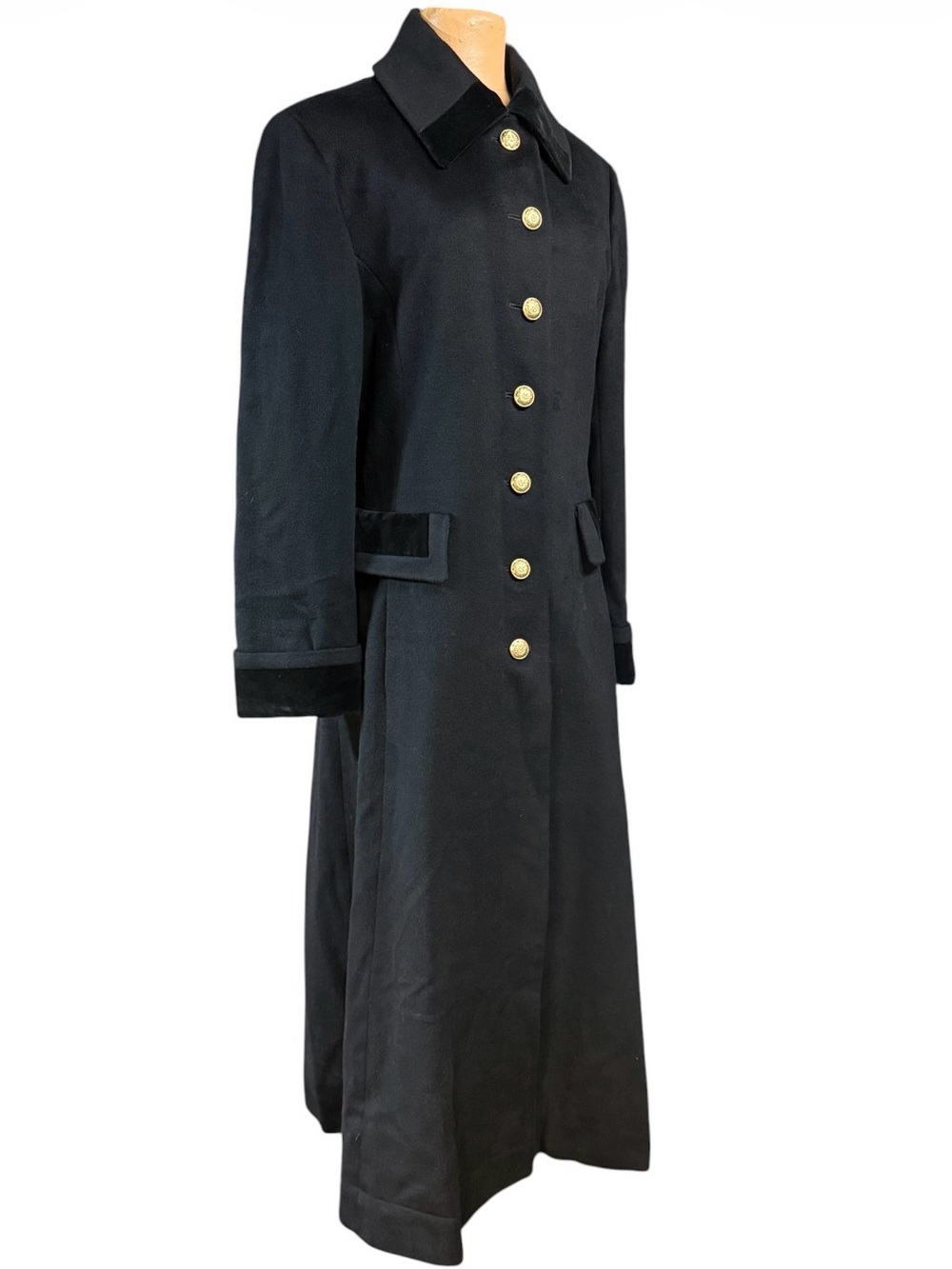 Perry Ellis, Extremely Rare Vintage Wool Long  Coat